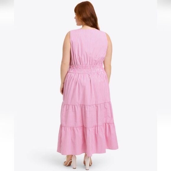 Draper James Pink and White Striped Top - Picture 5 of 6